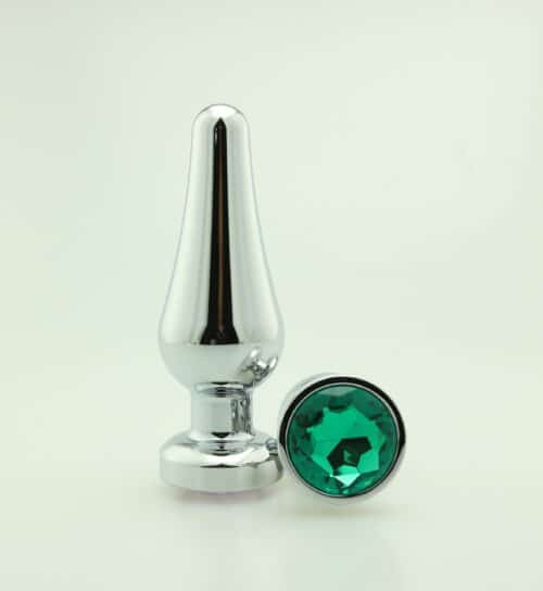 Royal Silver Butt Plug ( Medium Size) Adult Luxury