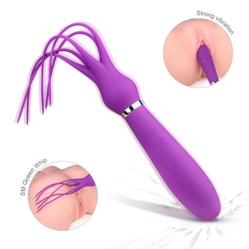 The Magic Tease Vibrator Whip Purple Adult Luxury