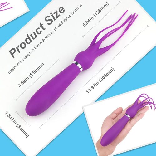 The Magic Tease Vibrator Whip Purple Adult Luxury