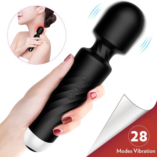 Orgasmix Super Sex Massage Wand (Black) Adult Luxury