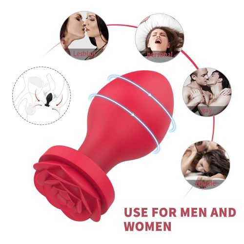 La' Rosa Anal Butt Plug Set (Red) Adult Luxury