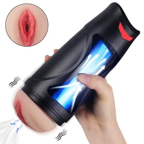 Max-Rapture Bio-Air Vibrating Stimulator: Masturbator Adult Luxury