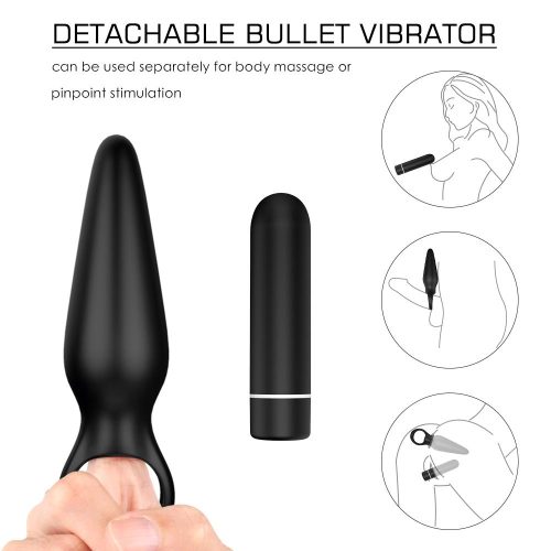 Slick® 4 in 1 Vibrator (Black) Adult Luxury