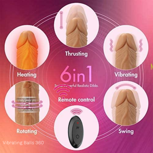 Fantasy Heating Swinging & Thrusting Remote Vibrating Dildo Adult Luxury