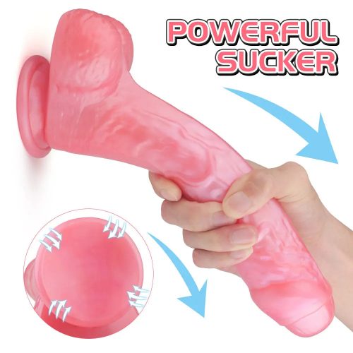 Stimilation Dildo (19.2 cm x3.7 cm) Suction Vibrator Adult Luxury