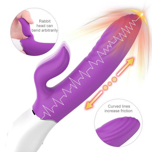 3 in 1 Venus Vibe : Thrusting Pulsating Vibrator