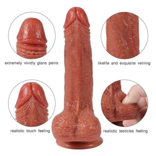 The Real Cock (18 cm x 3.8 cm) Suction Dildo Adult Luxury