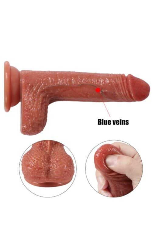 The Real Cock (18 cm x 3.8 cm) Suction Dildo Adult Luxury