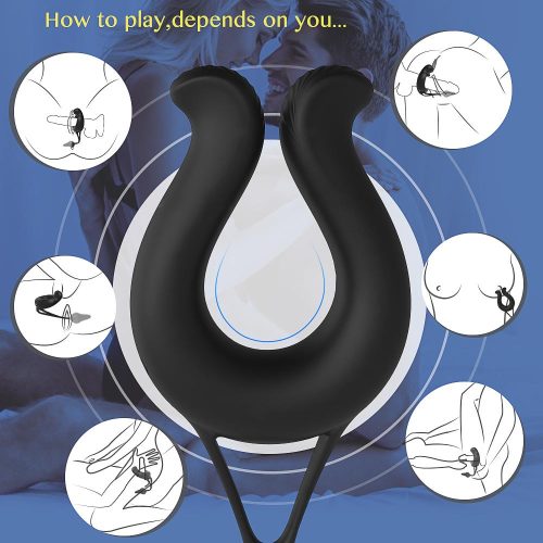 The Strategy III: Vibrating Penis Ring With Remote Control Adult Luxury