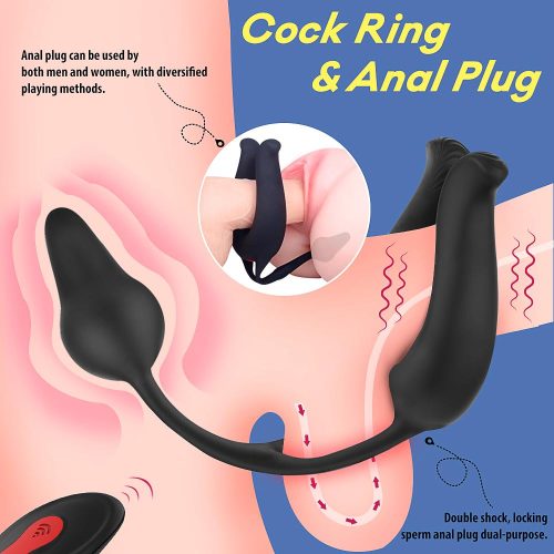 The Strategy III: Vibrating Penis Ring With Remote Control Adult Luxury