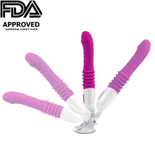 Thrusting V.I.P. Vibrator (Purple) Adult Luxury