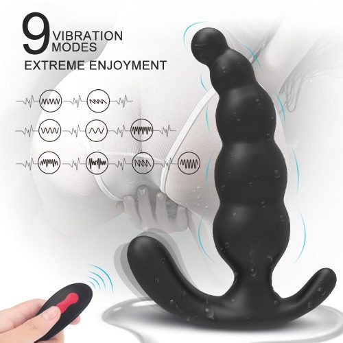 Unisex Vibrating Master Pro Anal Plug With Remote Adult Luxury