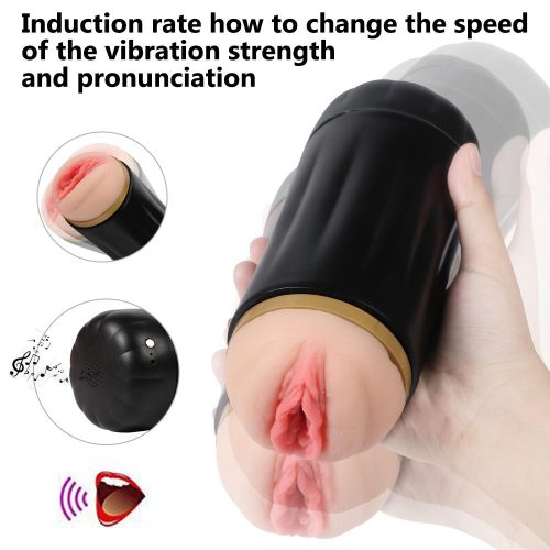 Vibrating Chamber of Pleasure Masturbator Pocket Pussy Adult Luxury