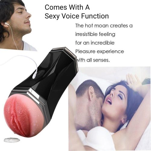 Vibrating Double Ended Mastrubator ( Voice Function) Adult Luxury