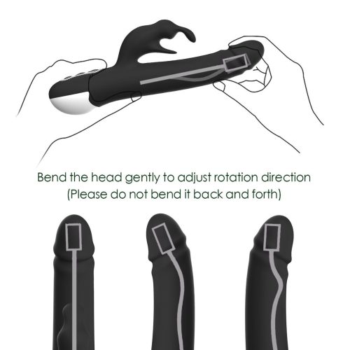 Miraculous 360° Rotating Rabbit Vibrator Adult Luxury