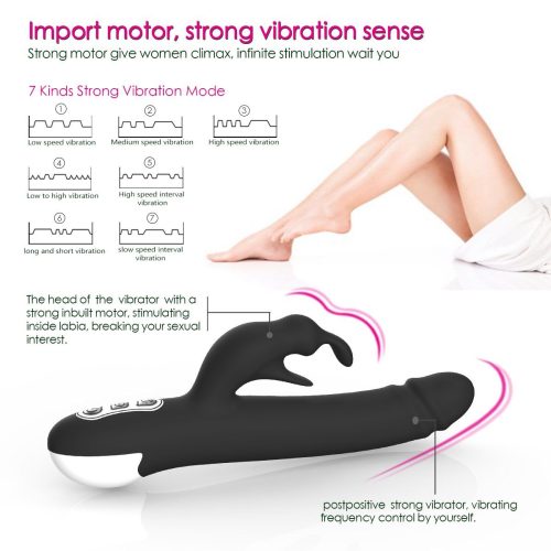 Miraculous 360° Rotating Rabbit Vibrator Adult Luxury