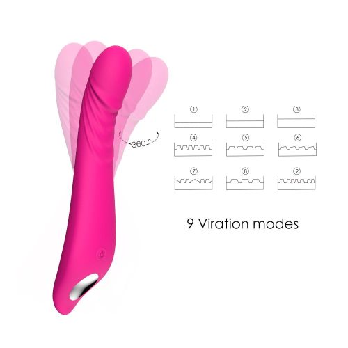 Chloe 360° Spinning Premium Vibrator (pink) Adult Luxury