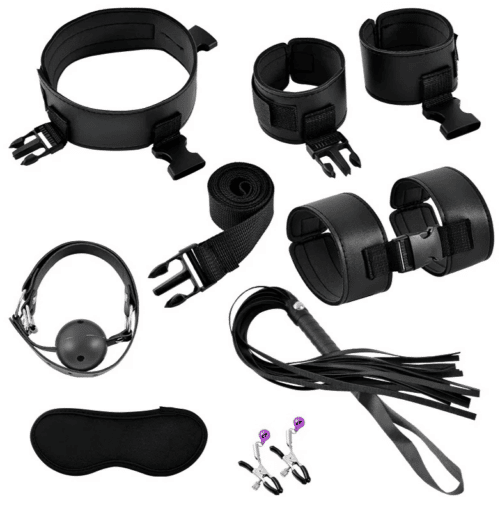 NSINK Luxury Bondage Kit ( Black) Adult Luxury