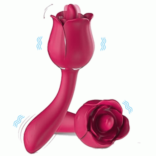 La Rose Pro 3 Licking and Sucking Vibrator Adult Luxury