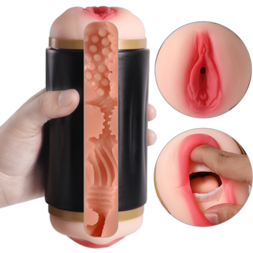 Double Sided Pleasure Pro Pocket Pussy Adult Luxury