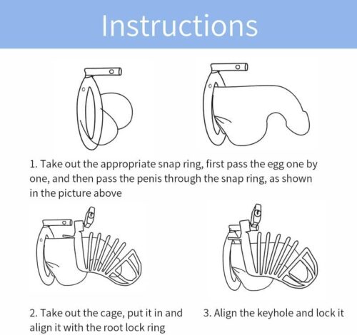 Chastity cock cage