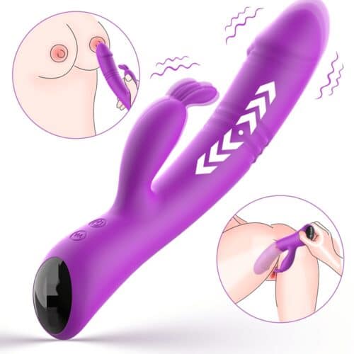 Adult Luxury Best Selling Thrusting Vibrating Rabbit Vibrator